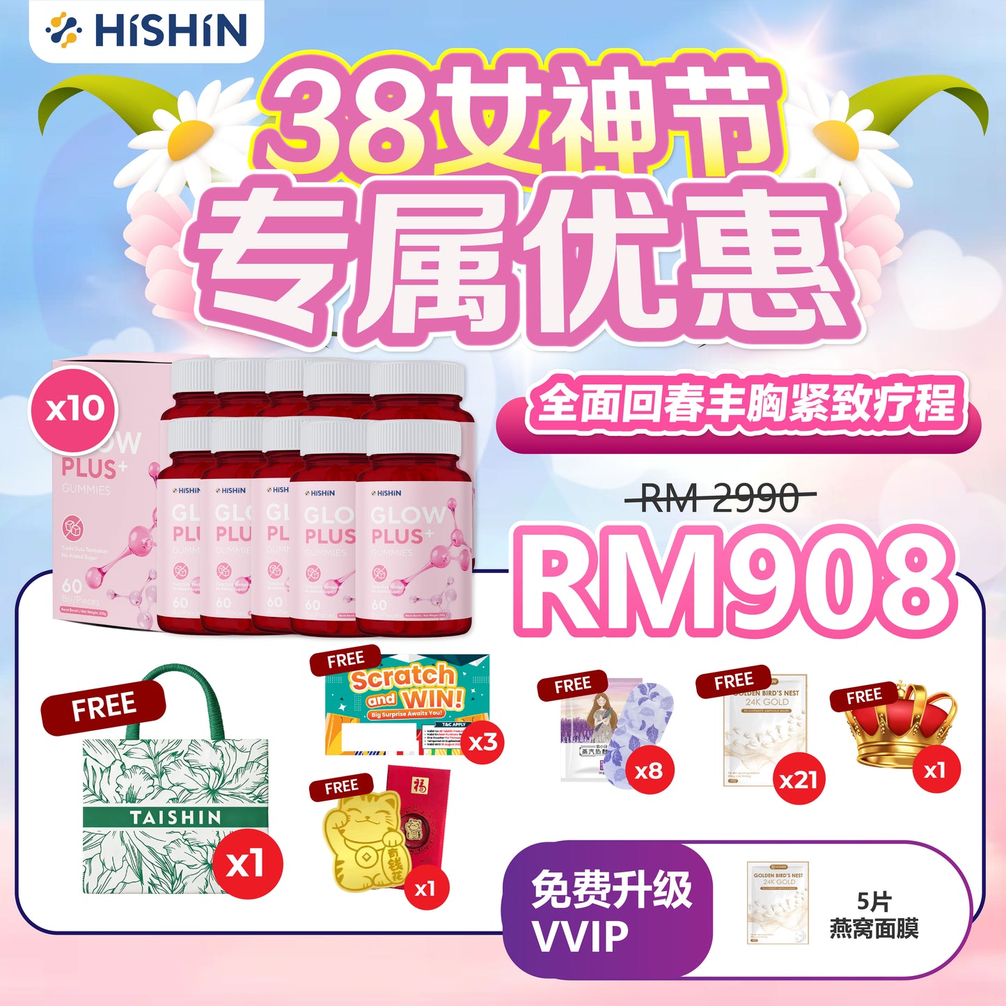 GlowPlus 10 Bottles