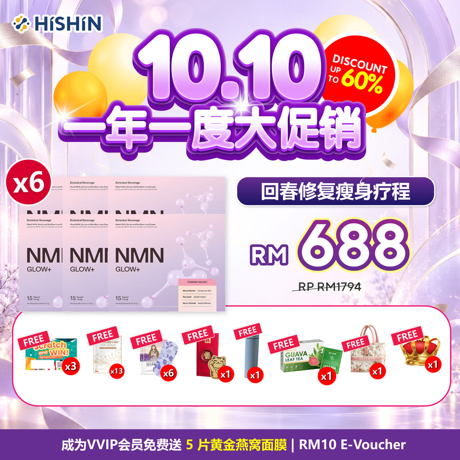 NMN Glow+ 6 Boxes